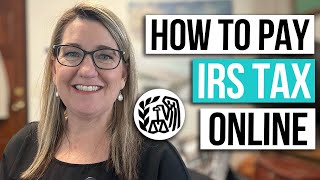 How to make a tax payment online to the IRS [upl. by Nallac]