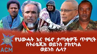 የህውሓት እና የፋኖ ታጣቂዎች ጥምረት ስትራቴጂክ ወይንስ ታክቲካል ወይንስ ሌላ [upl. by Kenaz847]