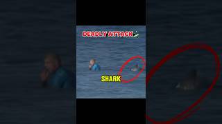 Surfer Gets ATTACKED BY SHARK LIVE… viralvideos surf ocean waves beach fishing shorts [upl. by Gun509]