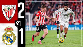 HIGHLIGHTS  Athletic 21 Real Madrid  LaLiga 202425 [upl. by Gleason]