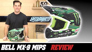 Bell MX9 Mips Helmet Review at SpeedAddictscom [upl. by Ydoj]