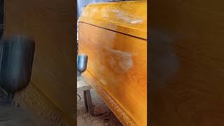 easy way of techniques for Spray paint wood  woodworking project [upl. by Paehpos]