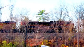 A Distant CSX I132 with a KCSUP Combo at Pendleton IN  112624 [upl. by Ulyram]