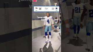 Dak after Cowboys loss 👀 [upl. by Conchita]