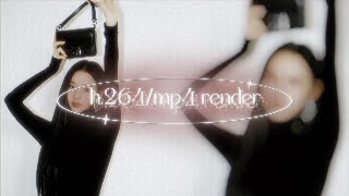 render in H264MP4 without media encoder or after codecs [upl. by Ahsatak144]