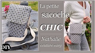 DIY pour cette sacoche chic par Nathalie couture easy [upl. by Zanze]