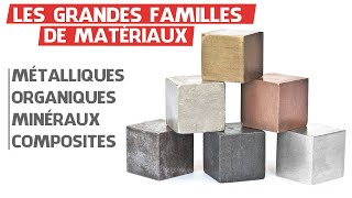 Les grandes familles de matériaux  Les matériaux qui nous entourent [upl. by Balac539]