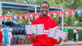 Gabriel Munengwa Breaking 50m butterfly swimming record [upl. by Dekow334]