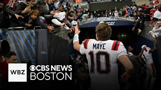 Drake Maye applauds Patriots defense after 9sack game against Caleb Williams Bears [upl. by Au]