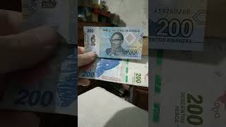 200 Pesos Argentina 2017 o 200 Kwanzas Angola 2020 argentina money angola polimer world [upl. by Egan]