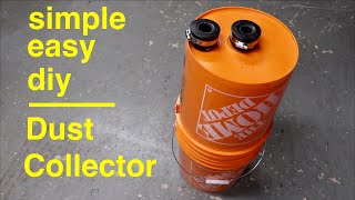 How to Make ● Simple Cyclone Dust Collector [upl. by Mharba751]