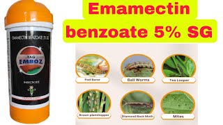 Emamectin benzoate 5 SG ।Tag Emboz । tropical tag Emboz। इल्ली के लिए ।🤔 [upl. by Eniruam]