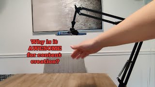 Why this LISEN table phone mount stand is WAY better than a tripod for content creators My review [upl. by Ahsyt]