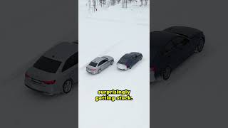 Proof RWD is Better in the Snow Than FWD automobile wintertires snow [upl. by Castillo]