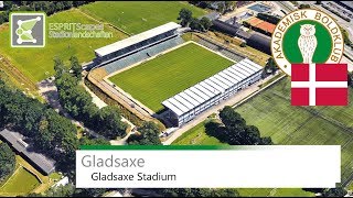 Gladsaxe Stadion  AB Gladsaxe  Google Earth  2017 [upl. by Meara]