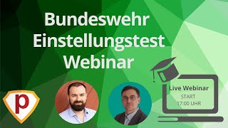 Bundeswehr Einstellungstest 2025 LiveWebinar [upl. by Shenan801]