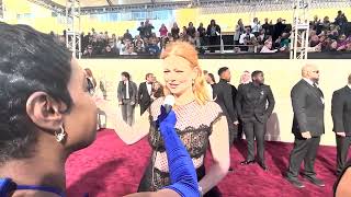 Sarah Snook Succession on the 2024 Golden Globes red carpet [upl. by Mcclenon]