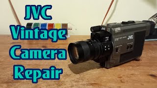 JVC GX 78 Vintage Video Camera Repair and Test [upl. by Charlena]