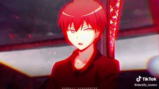 Karma Akabane TikTok Edits 🙈😳😏 Assassination Classroom [upl. by Ovatsug112]