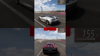 Bugatti Chiron vs Pininfarina Battista fh5 drag shorts rap music hiphop [upl. by Gilda]