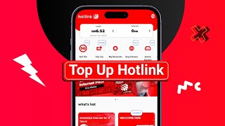 How To Top Up Hotlink Balance  Top Up Hotlink Credit Malaysia [upl. by Merta]