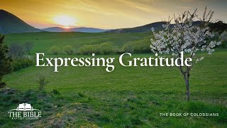 Expressing Gratitude  Colossians  Lesson 32 [upl. by Elahcim569]