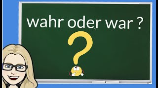 wahr oder war  Rechtschreibung  Deutsch lernen  Grundschule  ab Klasse 4  Lernen mit Leo [upl. by Henden485]