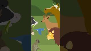 Chiku Bandar  One Minute Story  Cartoon  cartoonanimal [upl. by Alvita551]