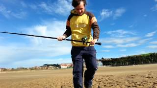 Penn surfmaster en la pista de Longcasting [upl. by Hermie]