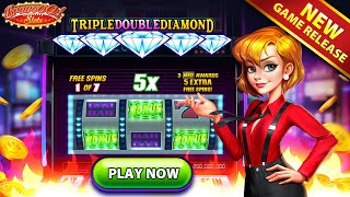 ★☆New Game Triple Double Diamond FreeSpins★☆ [upl. by Inafets170]