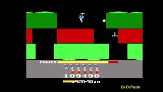 Hero ATARI 2600 gameplay das Fases 1 a 20 [upl. by Evered]