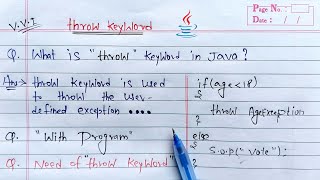 throw keyword in java  Learn Coding [upl. by Ennaylil]