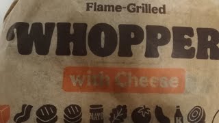 FlameGrilled Whopper with Cheese 🍔 [upl. by Bathsheb]