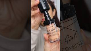 LA Girl Pro Coverage Illuminating Foundation  Nude Beige  Waysheblushes lagirlcosmetics [upl. by Lashoh]