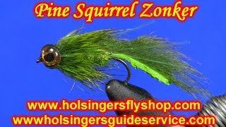 Pine Squirrel Zonker Holsingers Fly Shop [upl. by Nylarak]