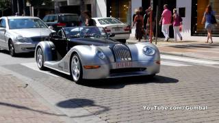 Morgan Aero 8  Exhaust sounds on the Road [upl. by Darrej]