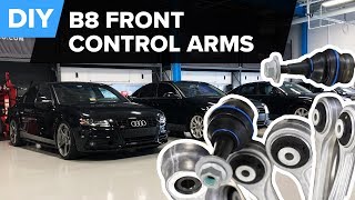 Audi B8 A4 A5 S4 S5 amp Q5 Front Control Arm Replacement  DIY [upl. by Saba]