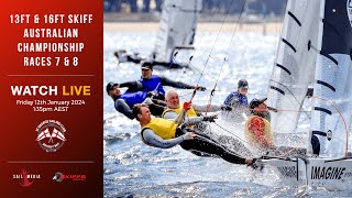 13ft and 16ft Skiff Australian Championships RACES 7 amp 8 [upl. by Enileve161]