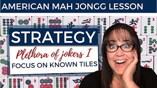 American Mah Jongg Lesson Strategy Plethora of Jokers I mock card [upl. by Stolzer]