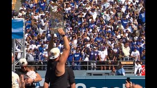 LIVE City of Los Angeles holds parade celebrating Dodgers World Series win [upl. by Anahsek865]