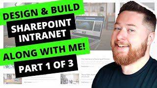 How to build a SharePoint Intranet  SharePoint Tutorial  SharePoint Designs PART 1 [upl. by Marena764]