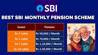 🚀 🔥 Best SBI Pension Plan 2025 Secure Your Retirement Dreams I 🚀Best SBI Monthly Pension Scheme [upl. by Iraj]