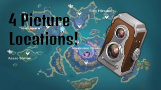 Genshin ImpactTake 4 Pictures Of Seirai Island Locations [upl. by Shurlock271]