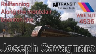 Railfanning along the Montclair Boonton with NJT 4636 [upl. by Moorish]