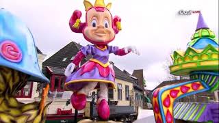 Gigantische Eftelingwagens bij carnavalsoptocht 2023 in Oldenzaal RTV Oost [upl. by Faucher282]