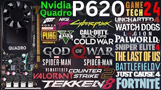 Nvidia Quadro P620 Gaming Performance in 2024 [upl. by Vivie]