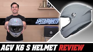 AGV K6 S Helmet Review at SpeedAddictscom [upl. by Terrej]