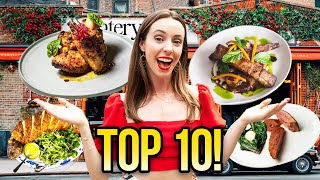 Top 10 NYC Restaurants TODAY 20242025 Dining Guide [upl. by Nellak827]