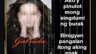 Di Ako Iiyak  Gabriela instrumental karaoke [upl. by Sawyere]