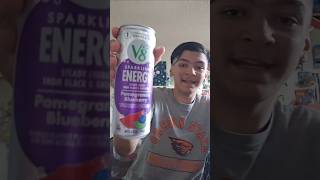 V8 Sparkling Energy Drink Pomegranate Blueberry Flavor Review [upl. by Aiuoqes320]